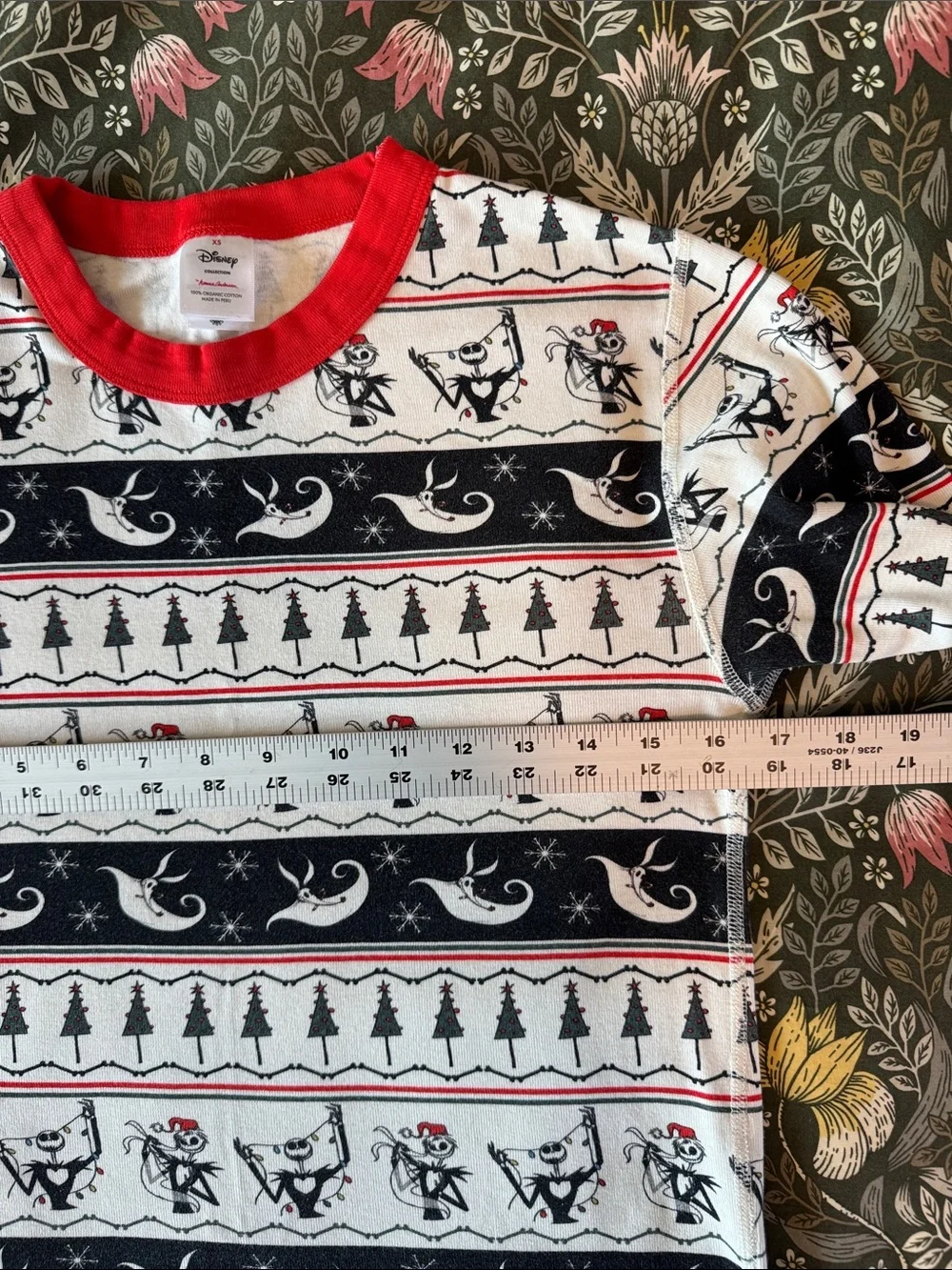 Hanna Andersson Adult Nightmare Before Christmas Pjs- XS top/S pants, mommy & me